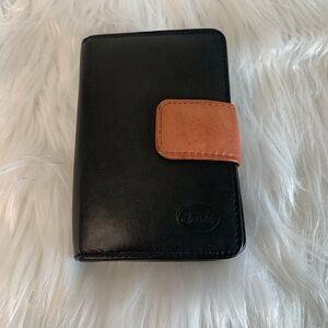 JBG International Black and Brown Leather Wallet